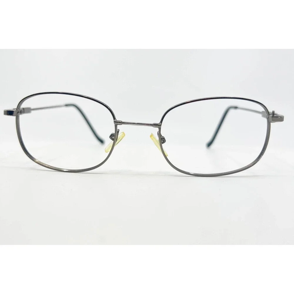 Capri Eyeglasses Mens Gunmetal Oval Metal Frame FX3 50-20-145 39370